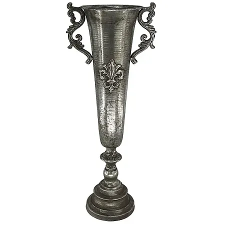 ΜΕΤΑΛΛΙΚΟ BAZO - ΑΣΗΜΙ ANTIKE Y57.5cm 6/KIB
