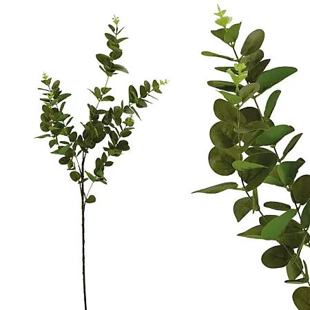 ΚΛΑΔΙ ΔΙΑΚΟΣΜΗΤΙΚΟ  ΕΥΚΑΛΥΠΤΟΣ 2ΧΡΩΜΟ ΠΡΑΣΙΝΟ REAL TOUCH Y97/54cm 40/240ΚΙΒ