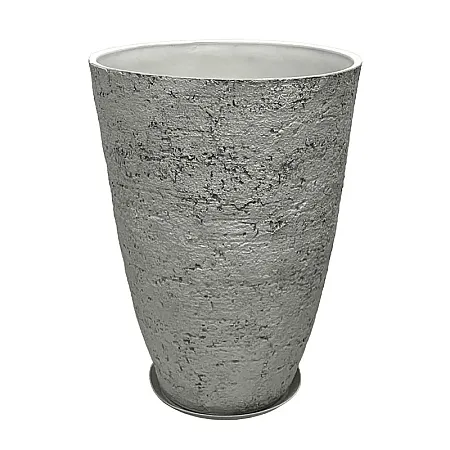 STONE POLYRESIN ΚΑΣΠΩ ΜΕ ΠΙΑΤΟ ΓΚΡΙ ΦΘΑΡΜΕΝΟΣ ΒΡΑΧΟΣ ΜΕΓΑΛΟ - Φ51x71cm