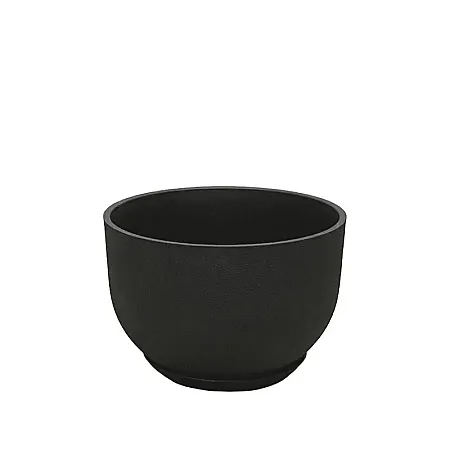 STONE POLYRESIN ΚΑΣΠΩ ΜΕ ΠΙΑΤΟ ΜΑΥΡΟ ΑΝΘΡΑΚΙ ΓΑΒΑΘΑ ΜΙΚΡΟ - Φ33x22cm