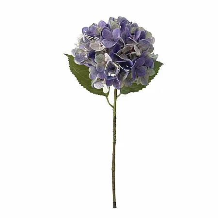 ΚΛΑΔΙ ΟΡΤΑΝΣΙΑΣ ΜΩΒ REAL TOUCH ΜΕ 2 ΦΥΛΛΑ - Φ22.5x55cm 24/240ΚΙΒ