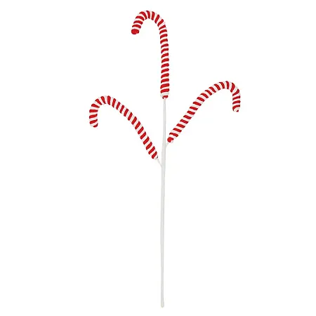 ΧΡΙΣΤΟΥΓΕΝΝΙΑΤΙΚΟ ΠΙΚ ΜΕ ΖΑΧΑΡΩΤΑ ΜΠΑΣΤΟΥΝΙΑ ΡΙΓΕ ΚΟΚΚΙΝΟ/ΑΣΠΡΟ - Υ65cm 360/ΚΙΒ