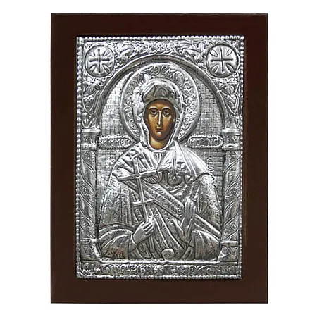 ΕΙΚΟΝΑ ΑΛΟΥΜΙΝΙΟΥ ΑΓ. ΜΑΡΙΝΑ - 17x21cm